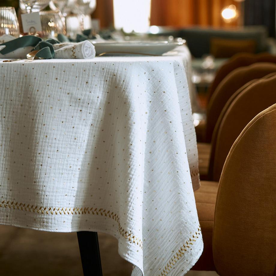 La Redoute Intérieurs  Nappe gaze de coton 