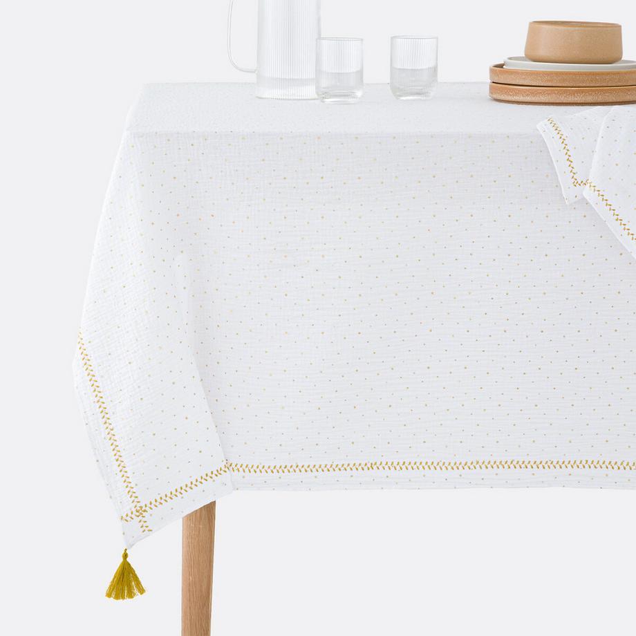 La Redoute Intérieurs  Nappe gaze de coton 