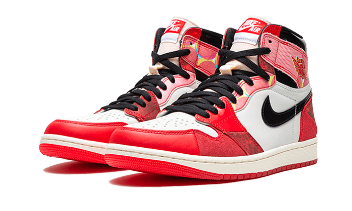 Image of Air Jordan 1 High Og Spider-man Across The Spider-verse Damen Rot 41