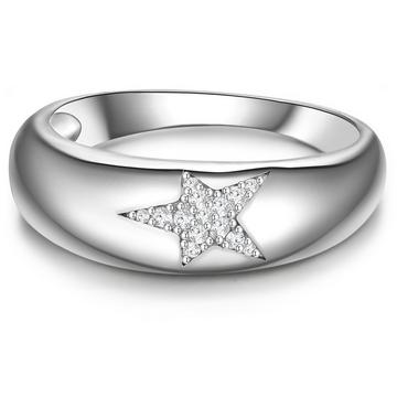 Femme Bague en argent Étoilé