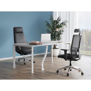 Vente-unique Bureau professionnel 1 personne - Blanc - L160 cm - DOWNTOWN  