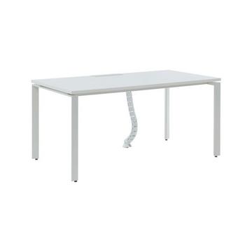 Schreibtisch für 1 Person - L. 160 cm - Weiß - DOWNTOWN