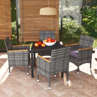 VidaXL Essgruppe poly-rattan  