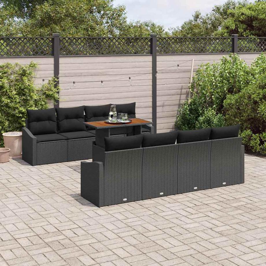 VidaXL Divano da giardino Polyrattan  