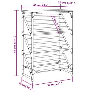 VidaXL Schuhregal holzwerkstoff  