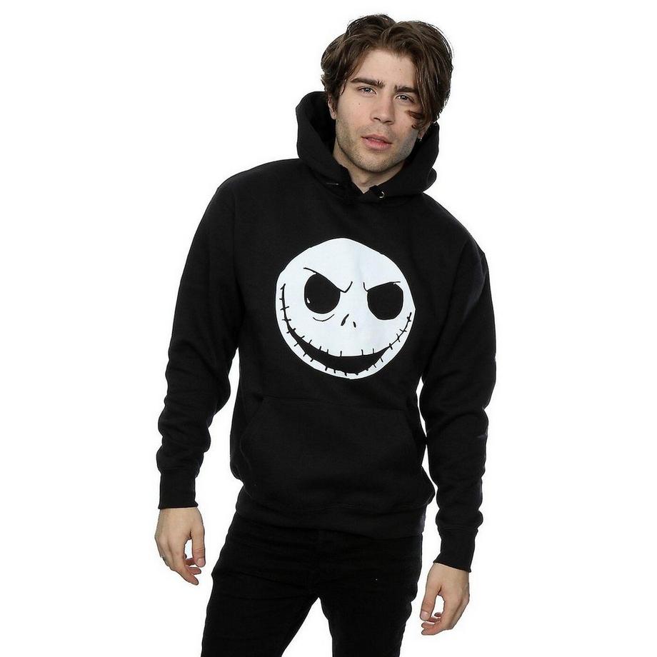 Nightmare Before Christmas Felpa con cappuccio Jack Skellington Face  