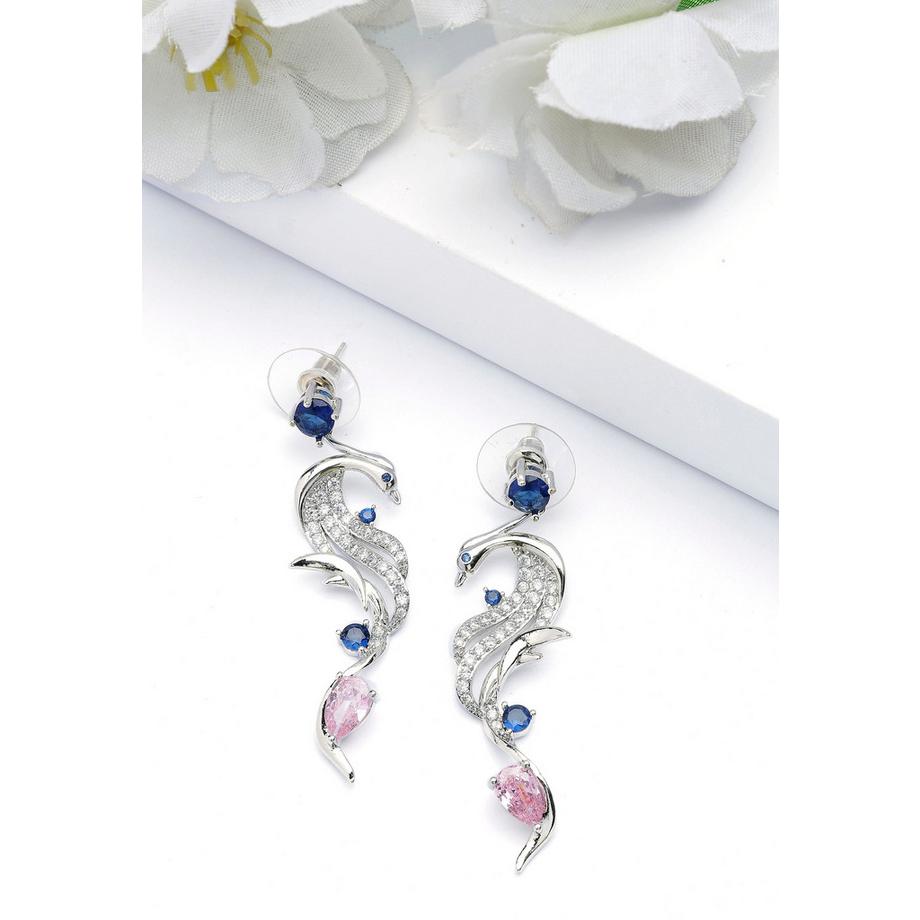 AVANT-GARDE PARIS  Geschwungene Vogel-Ohrringe 