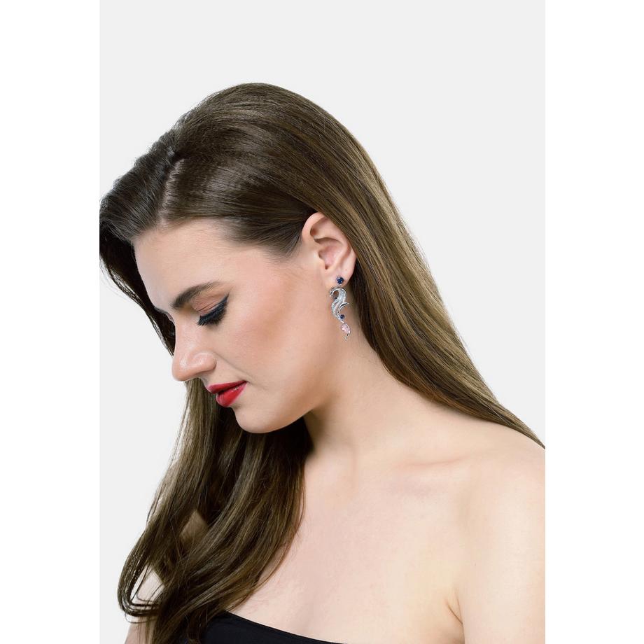 AVANT-GARDE PARIS  Geschwungene Vogel-Ohrringe 