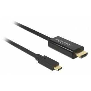 DeLock  DeLOCK 85292 cavo e adattatore video 3 m USB tipo-C HDMI Nero 