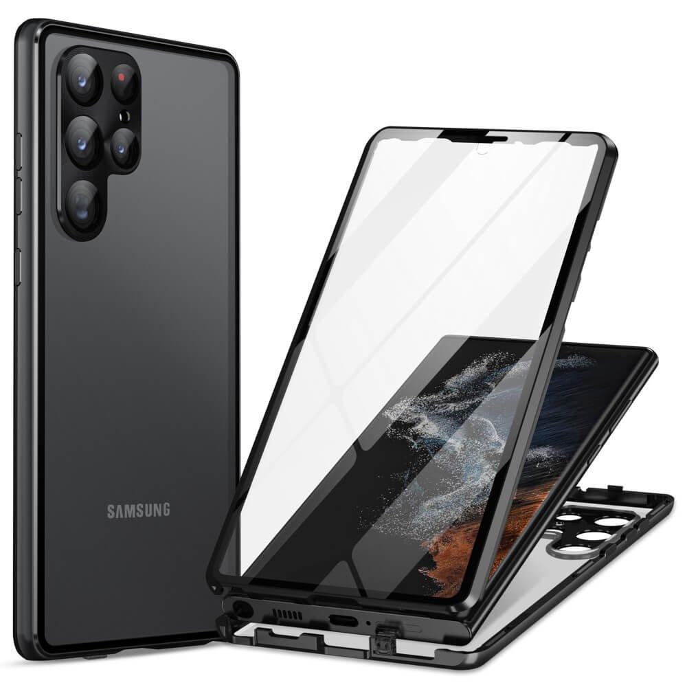 Cover-Discount  Galaxy S24 - Magnetic protective case with glass 