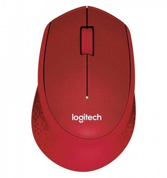 Logitech  Souris M330 Silent Plus - rouge 
