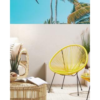 Beliani Gartenstuhl aus PE Rattan Modern ACAPULCO II  