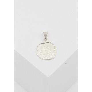 MUAU Schmuck  Pendentif ange en or blanc 750, 15x11mm 