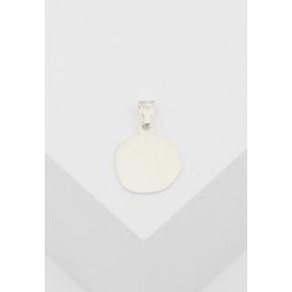 MUAU Schmuck  Pendentif ange en or blanc 750, 15x11mm 