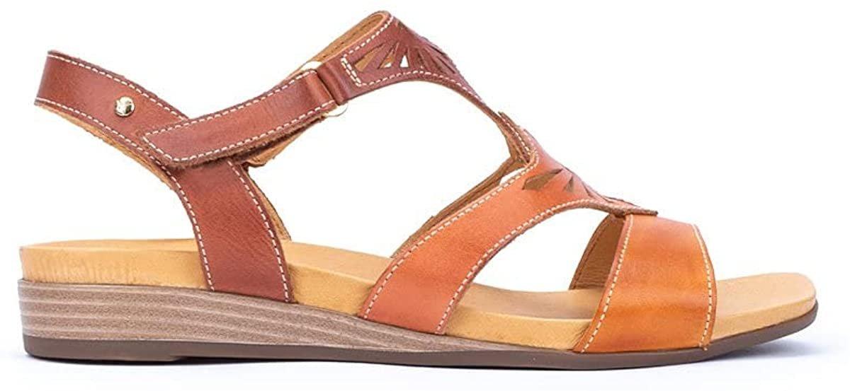 Image of Ibiza W5n 0588c1 - Leder Sandale Damen Orange 41
