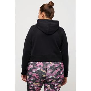 Ulla Popken  Hoodie, kurzer Schnitt, Langarm, Kapuzenshirt 