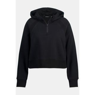 Ulla Popken  Hoodie, kurzer Schnitt, Langarm, Kapuzenshirt 