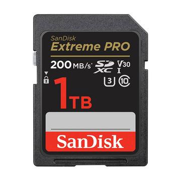 SANDISK SDXC Extreme Pro 1 To 200 Mo/s UHS-I C10 V30 U3
