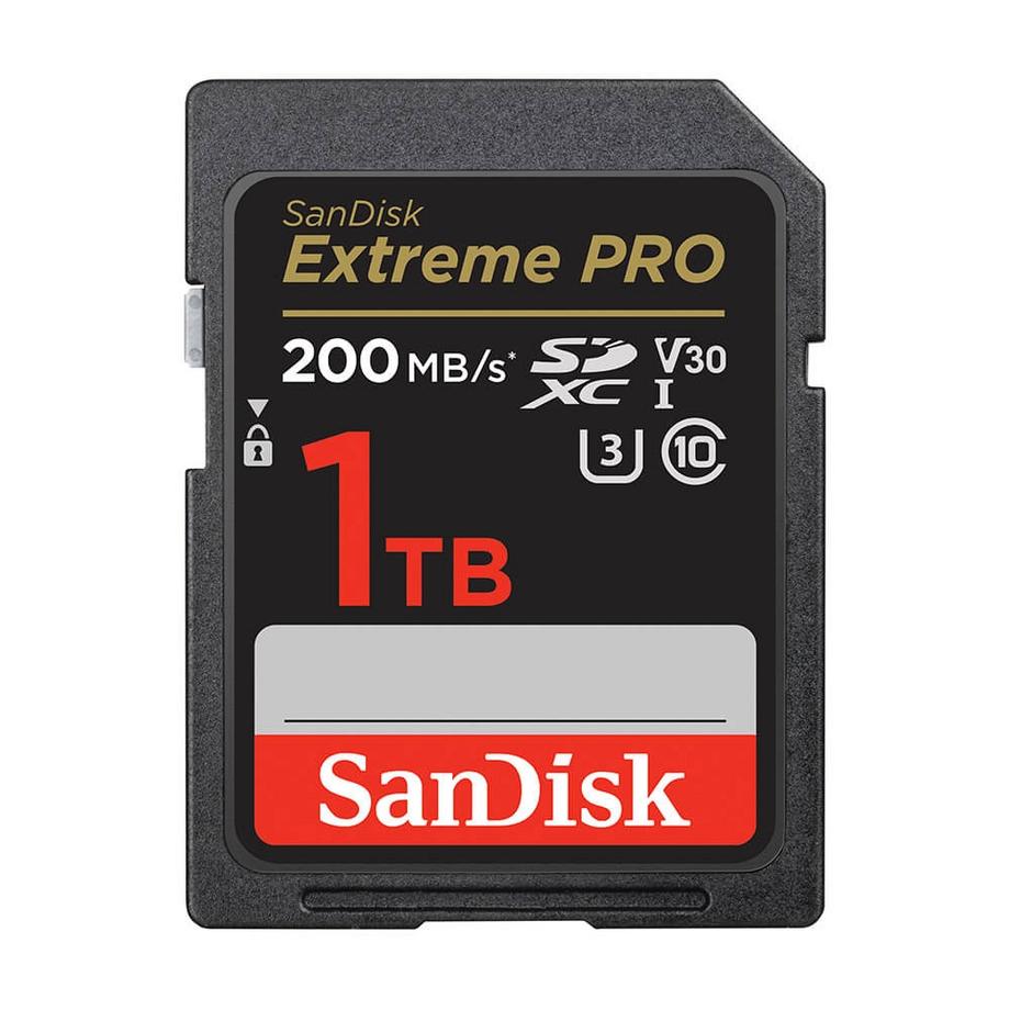 SANDISK SDXC Extreme Pro 1 TB 200 MB/s UHS-I C10 V30 U3