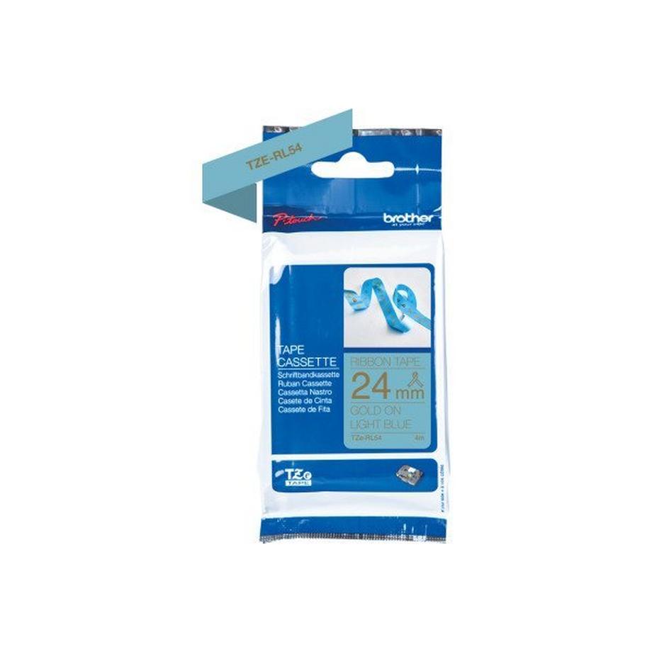 PTOUCH  PTOUCH Band hellblau/gold TZE-RL54 Tze Geräte 24mm 