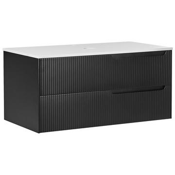 Wandmontierter Waschtischunterschrank aus MDF-Platte Modern QUINTELA