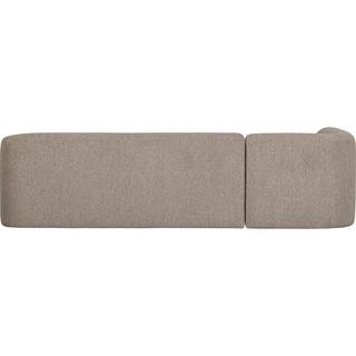 mutoni Canapé d'angle Incliné gauche chenille naturelle 274x225  