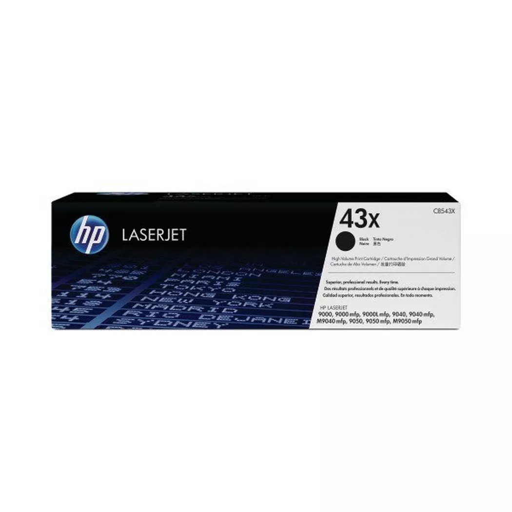 Hewlett-Packard – HP Toner-Modul 43X schwarz C8543X LaserJet 9000 30’000 Seiten, One Size
