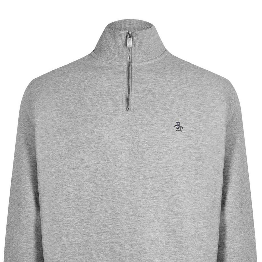 Original Penguin Sticker Pete Halbreissverschluss Pullover  