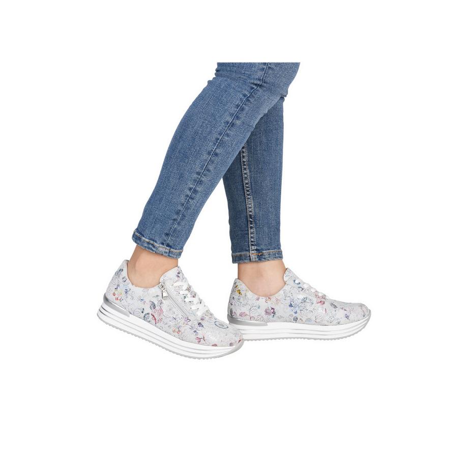 Remonte Florale Print Plateau Sneaker  