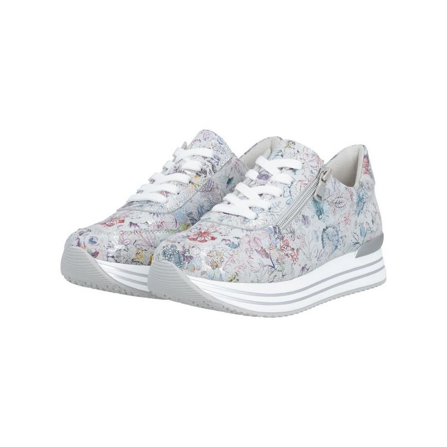 Remonte Florale Print Plateau Sneaker  