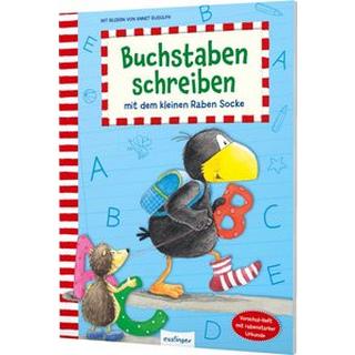 Der kleine Rabe Socke: Buchstaben schreiben mit dem kleinen Raben Socke Rudolph, Annet (Illustrationen) Couverture rigide 