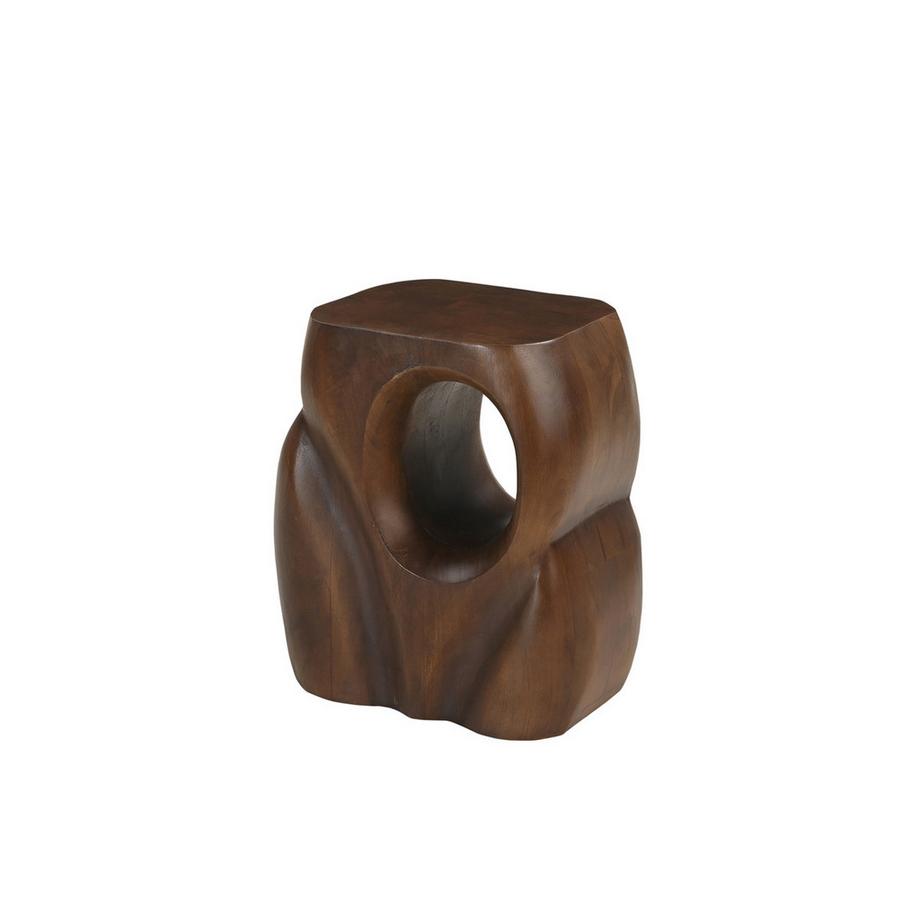 mutoni Table d&#039;appoint Arcos marron 36x26  