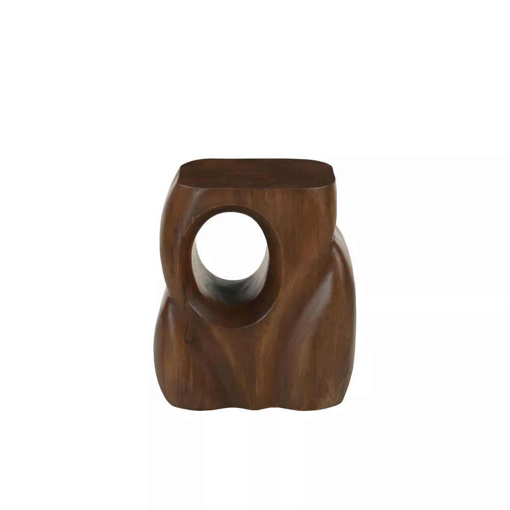 SIT Beistelltisch "Nairobi aus Mango massiv mit offenem Fach" 1 Stk. tlg. Extravagante Form mit offenem Fach aus Mango massiv
