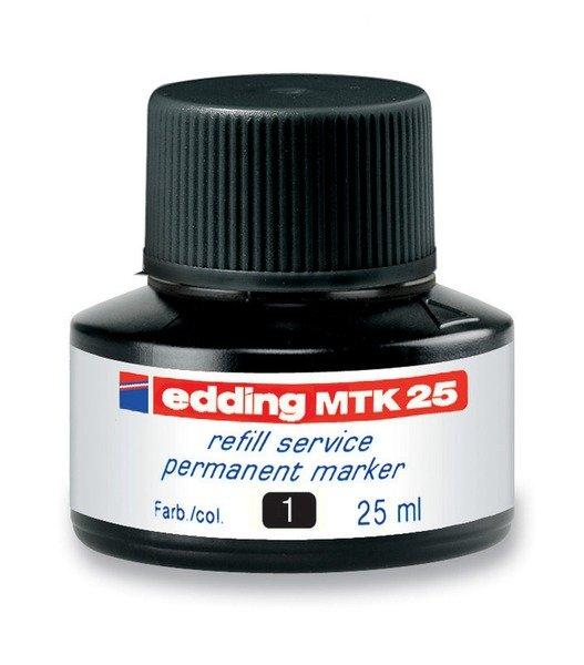 Edding EDDING Tinte 25ml MTK-25-1 schwarz  