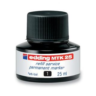 Edding EDDING Tinte 25ml MTK-25-1 schwarz  