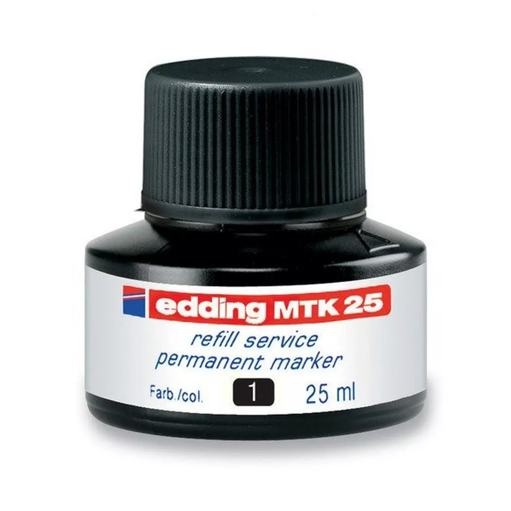 edding Mtk 25 Refill Service Permanent Marker Black 4-MTK25001