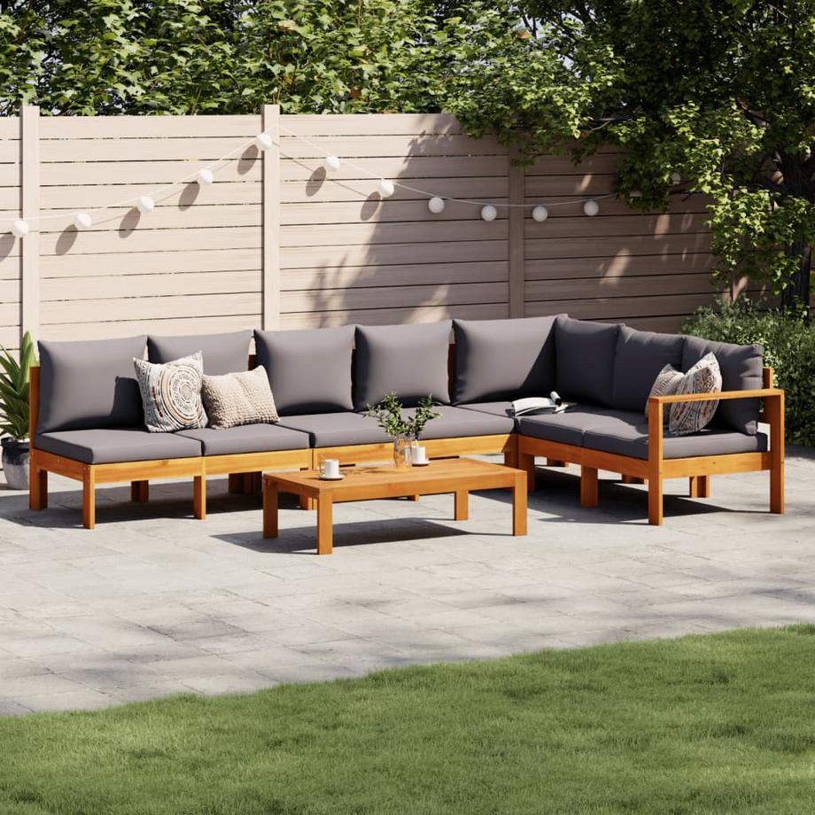 VidaXL set salotto da giardino Legno  