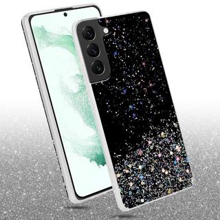 Cadorabo  Hülle für Samsung Galaxy S22 PLUS TPU Silikon mit funkelnden Glitter 