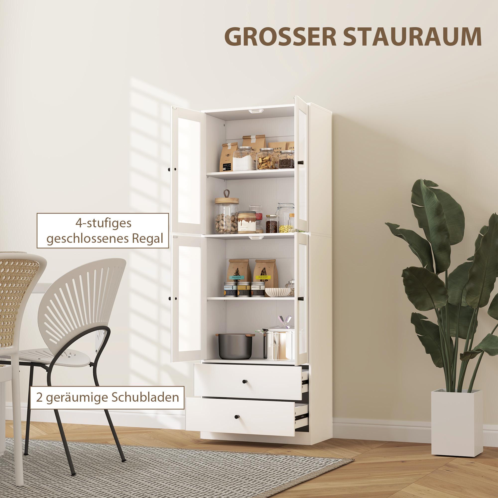 HOMCOM Placard de cuisine  