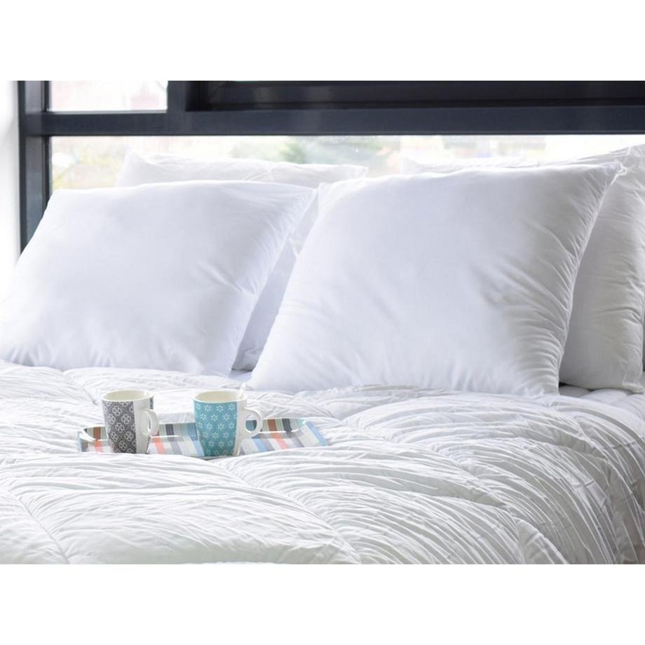 Vente-unique TORIVIA Set 4 Cuscini 400 gr 60 x 60 cm Bianco  