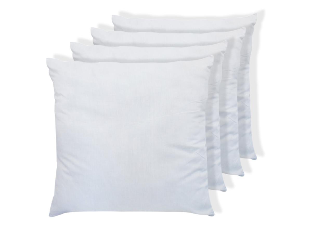 Vente-unique Kopfkissen 4er-Set - 400 gr - 60 x 60 cm - Weiß - TORIVIA  