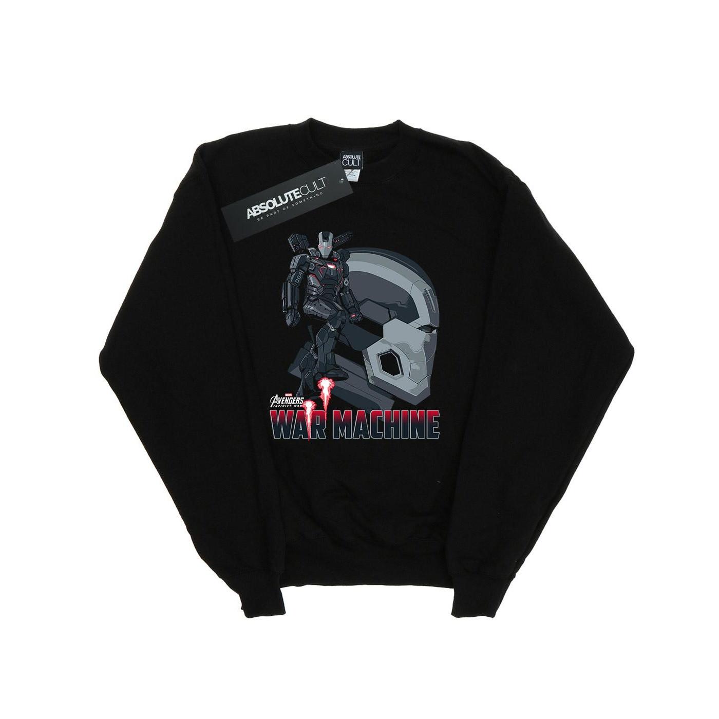 Image of Avengers Infinity War War Machine Character Sweatshirt Jungen Schwarz 140/146