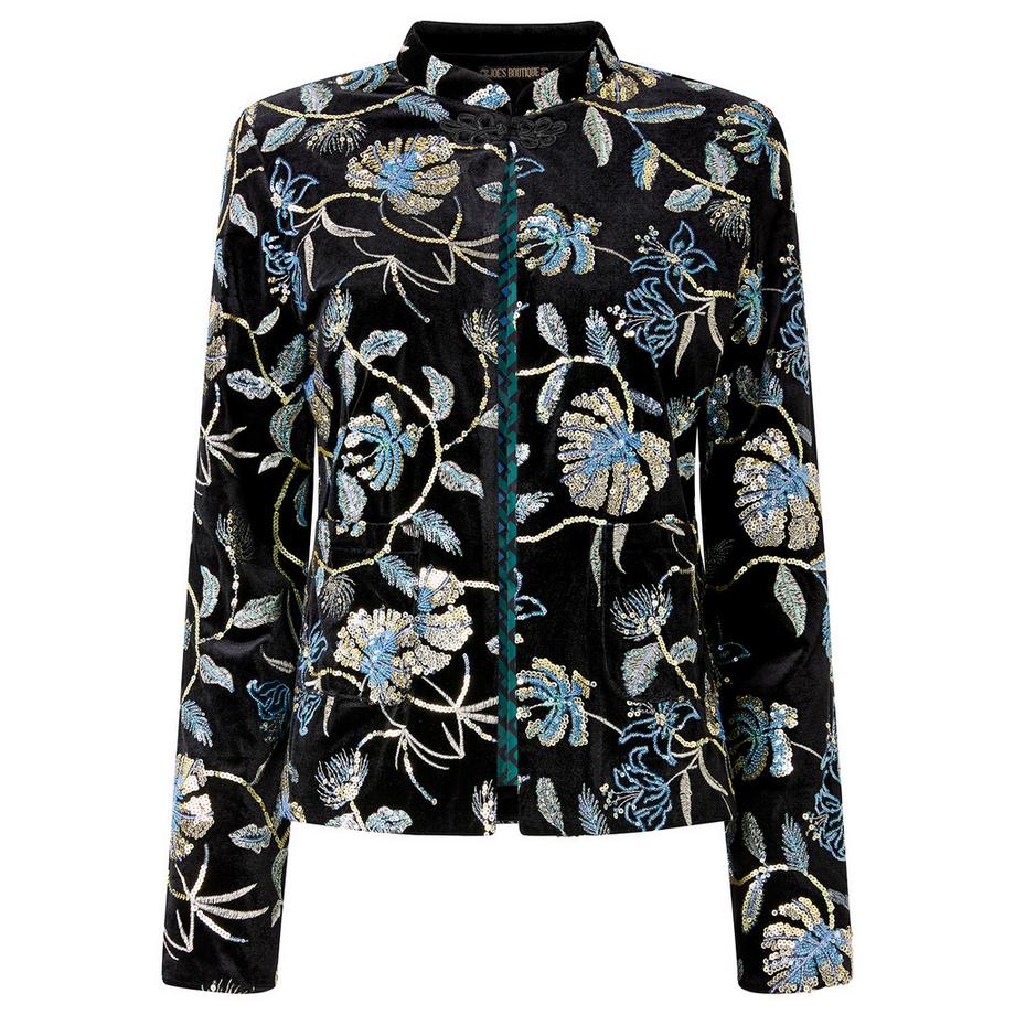 Joe Browns Boutique Veloursjacke mit Stickerei  