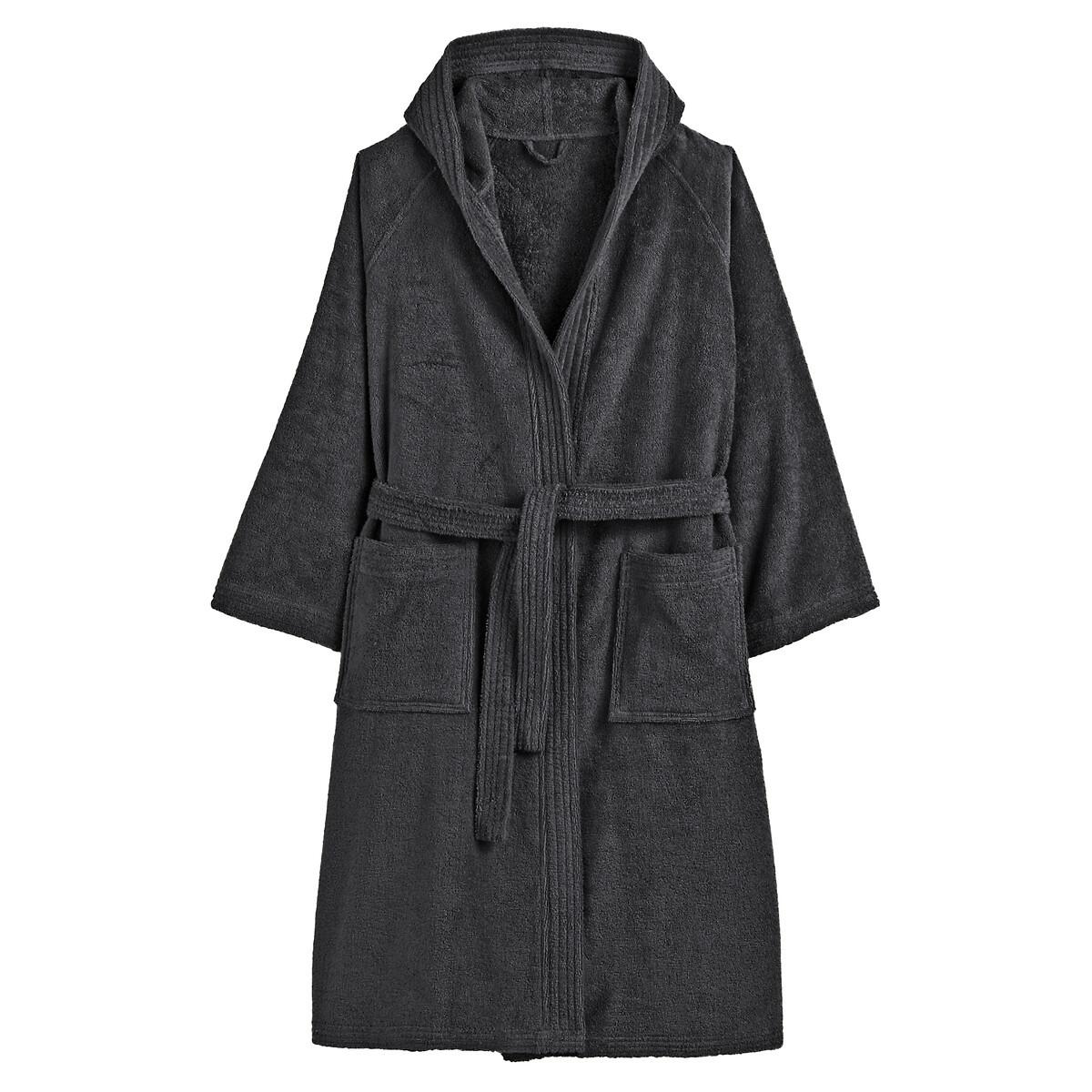 Image of Kapuzen-bademantel Haxel Damen Schwarz 46