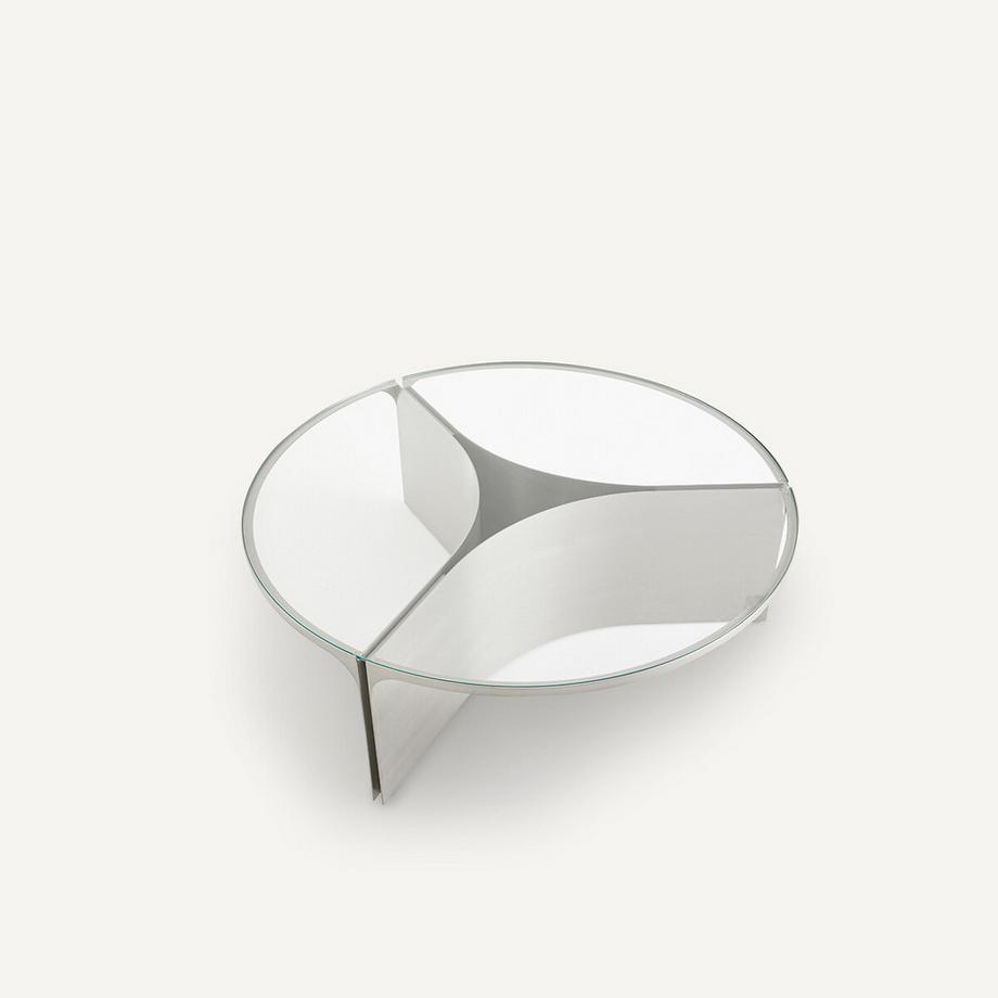 AM.PM Table basse verre et métal  