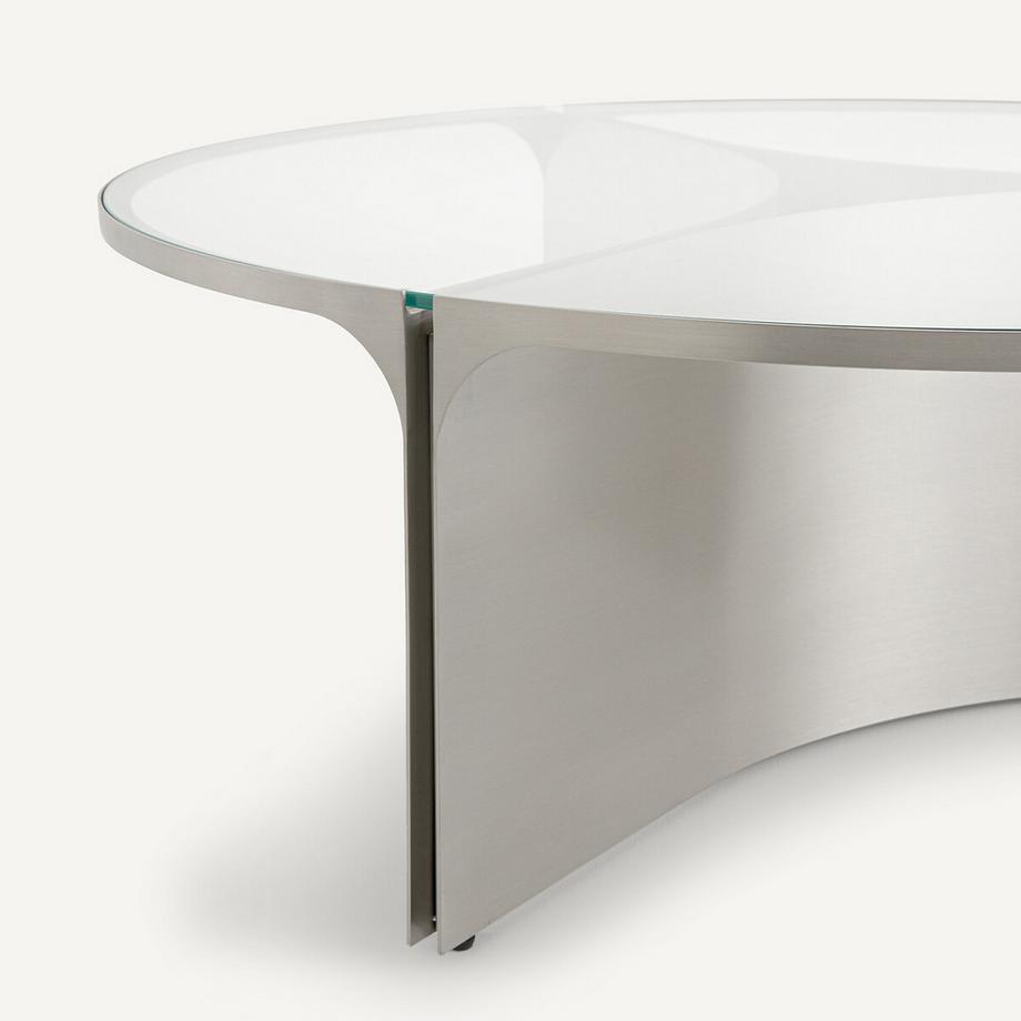 AM.PM Table basse verre et métal  