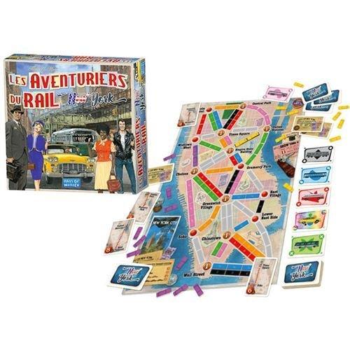 Asmodée  The Adventurers of Rail 23 New York Asmodeus Strategiespiel 