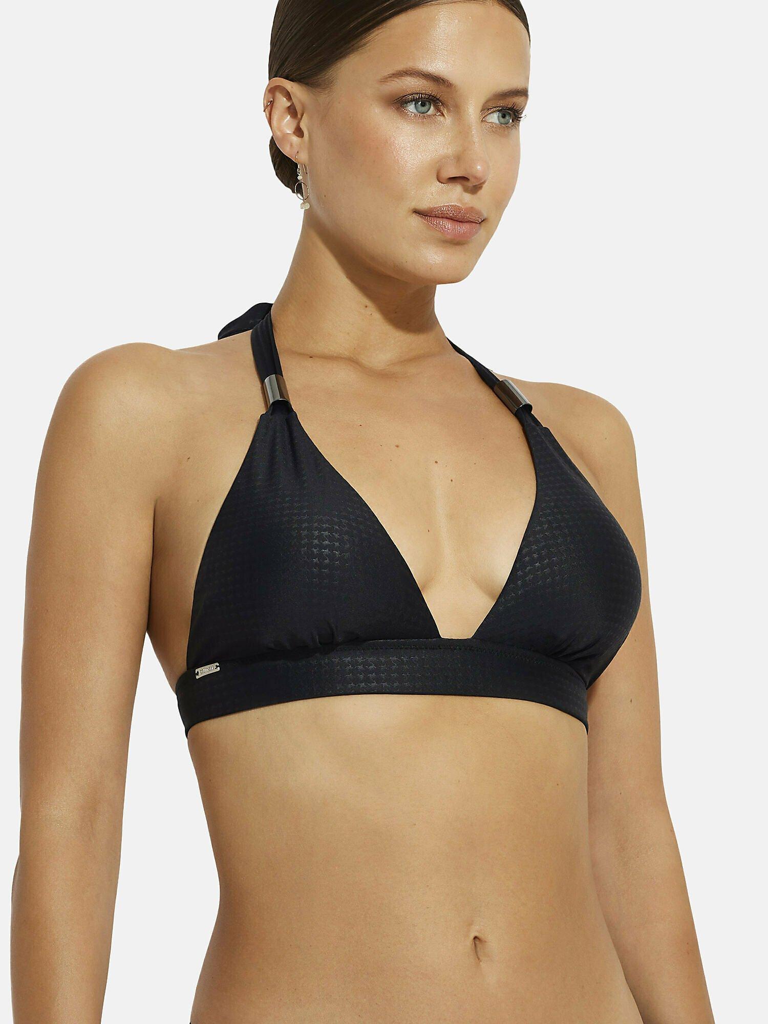 Image of Vorgeformtes Triangel-badeanzug-top Manhattan Damen Schwarz 75