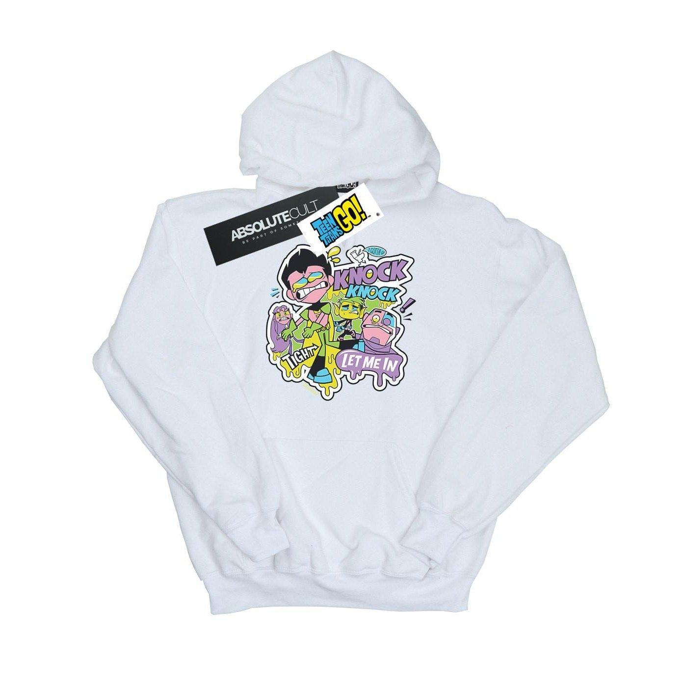 Image of Teen Titans Go Knock Knock Kapuzenpullover Jungen Weiss 152-158