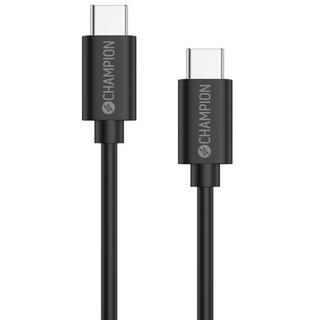 Champion  USB-C-Kabel 60 W 3 m Schwarz 